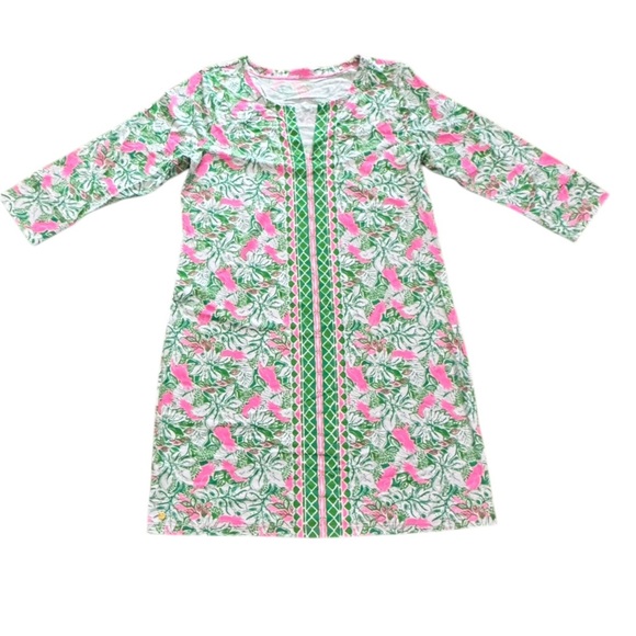 EUC Worn Once Lilly Pulitzer Nadine Dress Chilly Lilly RARE XL UPF 50+ MSRP $198 - Picture 4 of 9